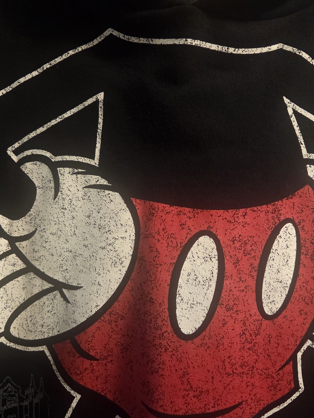 Adult Unisex XXL NWT Black and Red DISNEY MICKEY mouse Hooded Sweatshirt Mens